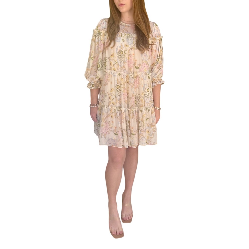 Ted Baker London Bellona Tiered Trapeze Mini Dress